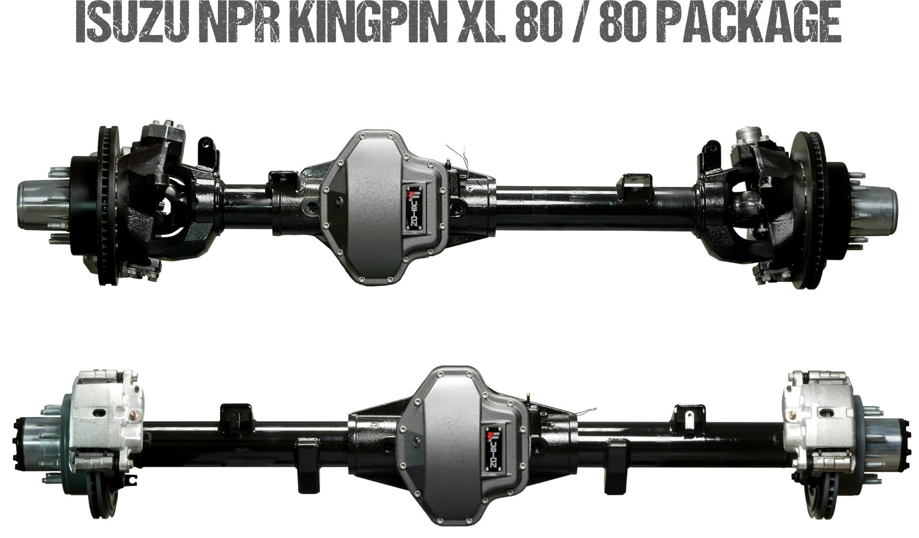 Isuzu NPR Kingpin XL 80 Front / Full Float 80 Rear - Axle Package