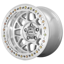 KMC KM235 Grenade Crawl 17x9 - 3.5" 8x6.5 Bolt Pattern Backspace - Machined - fusion4x4