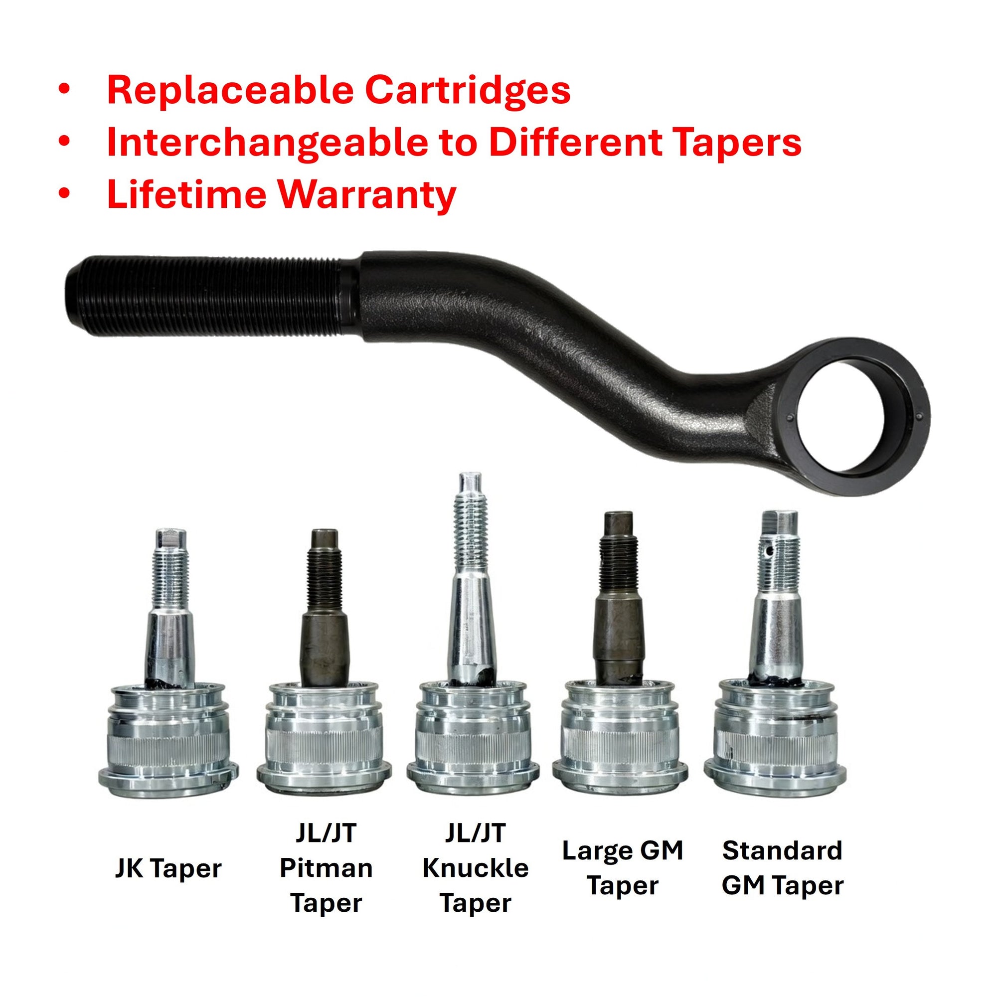 Jeep Wrangler JK F-Ton Tie Rod & Drag Link Combo