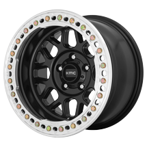 KMC KM234 Grenade Desert 17x8.5 - 4.75" 8x170 Bolt Pattern Backspace - Black - fusion4x4