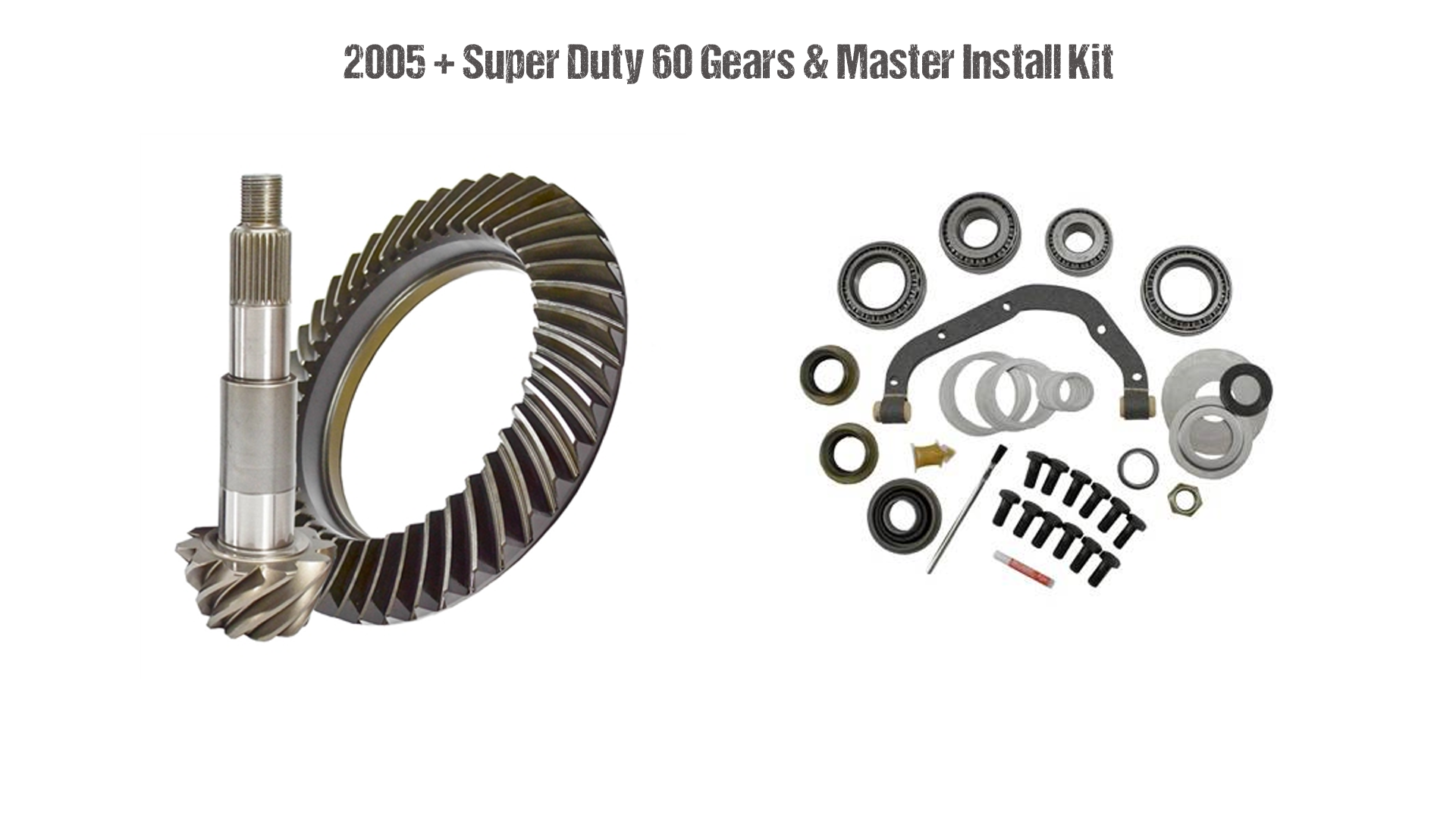 2005+ Super Duty D60 Gears & Master Install Kit - fusion4x4