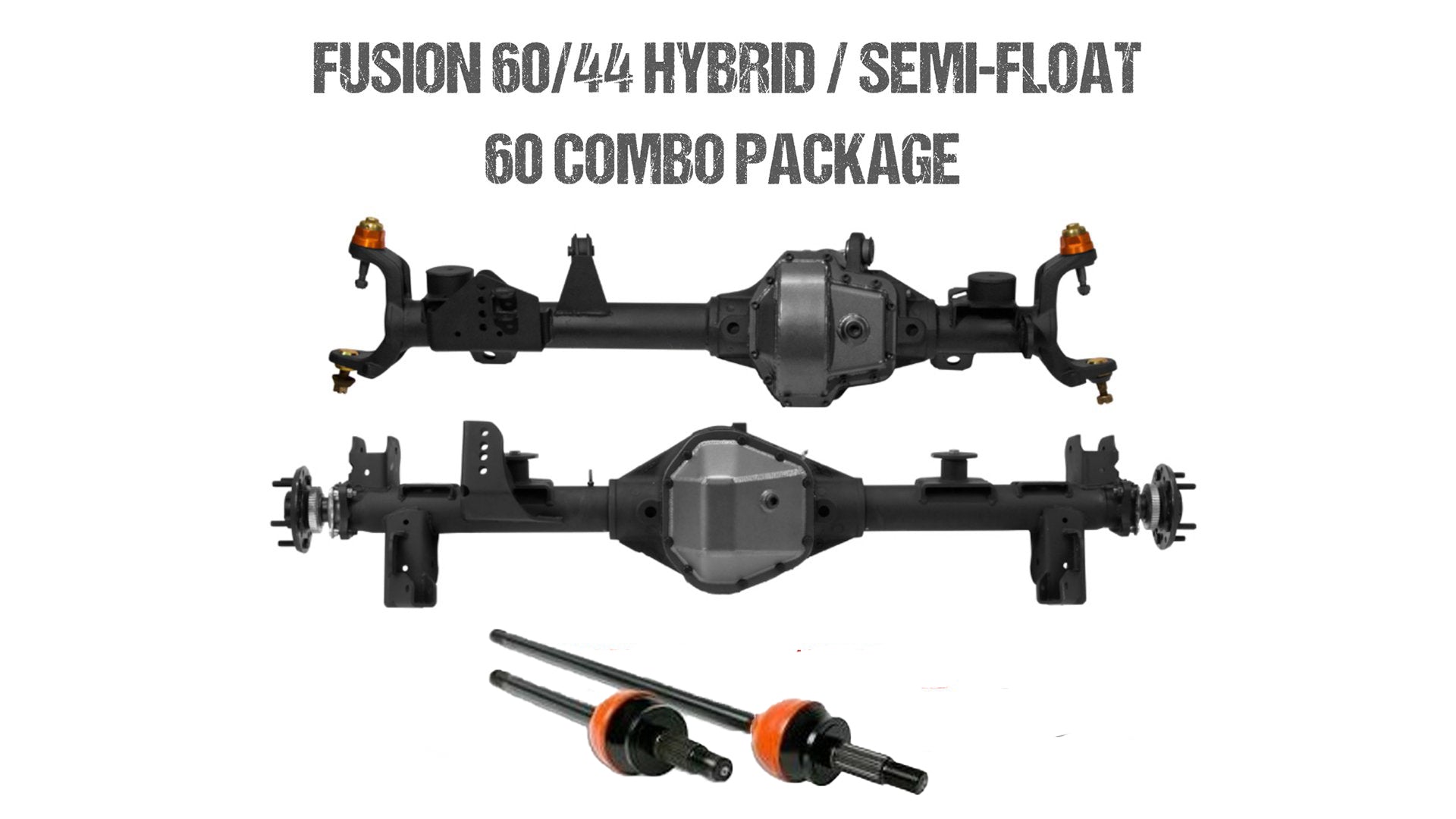 Fusion 60/44 Hybrid and Semi-Float 60 Package for Jeep JK - fusion4x4