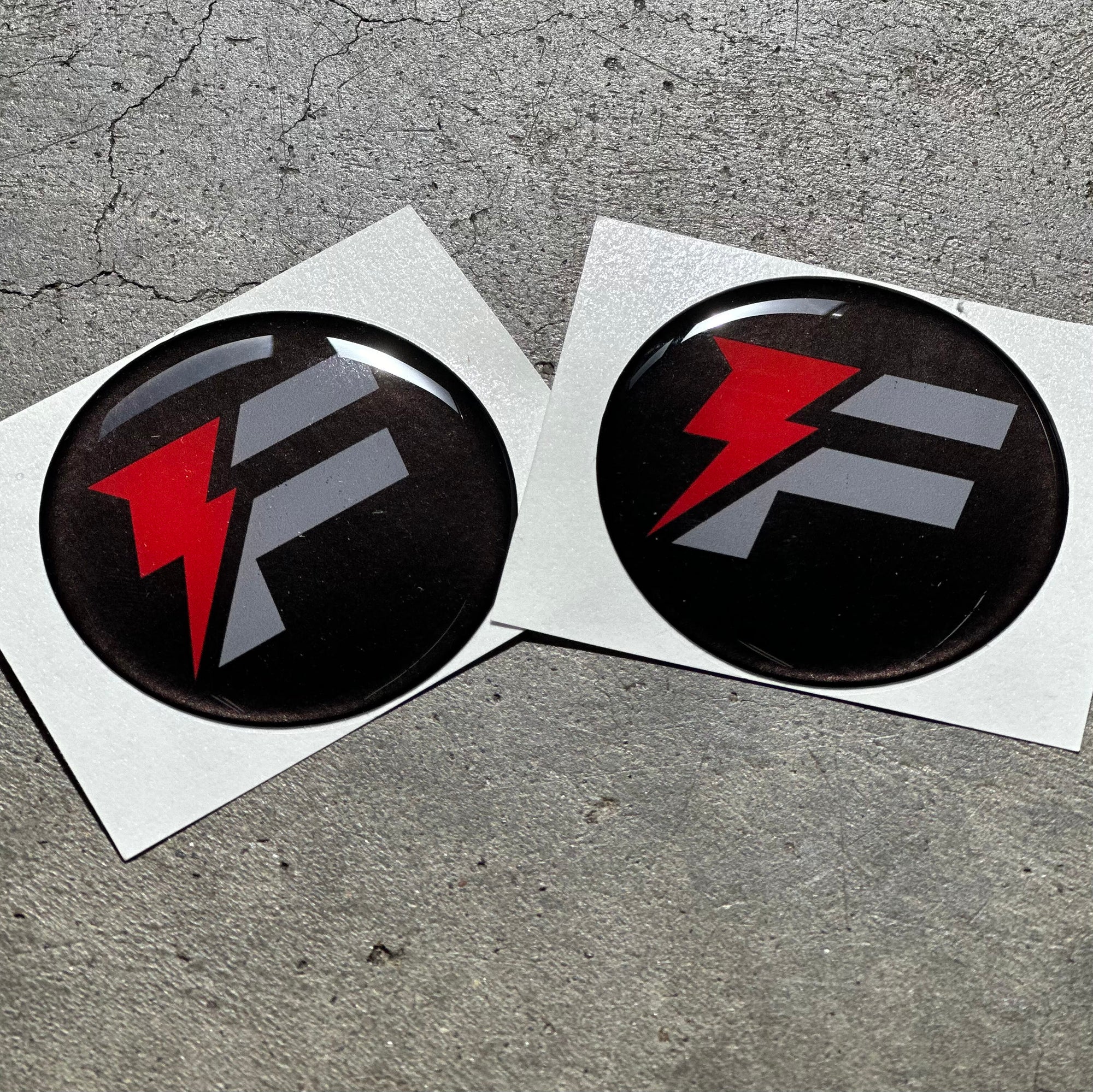 Fusion Logo Axle Shaft Dome Sticker