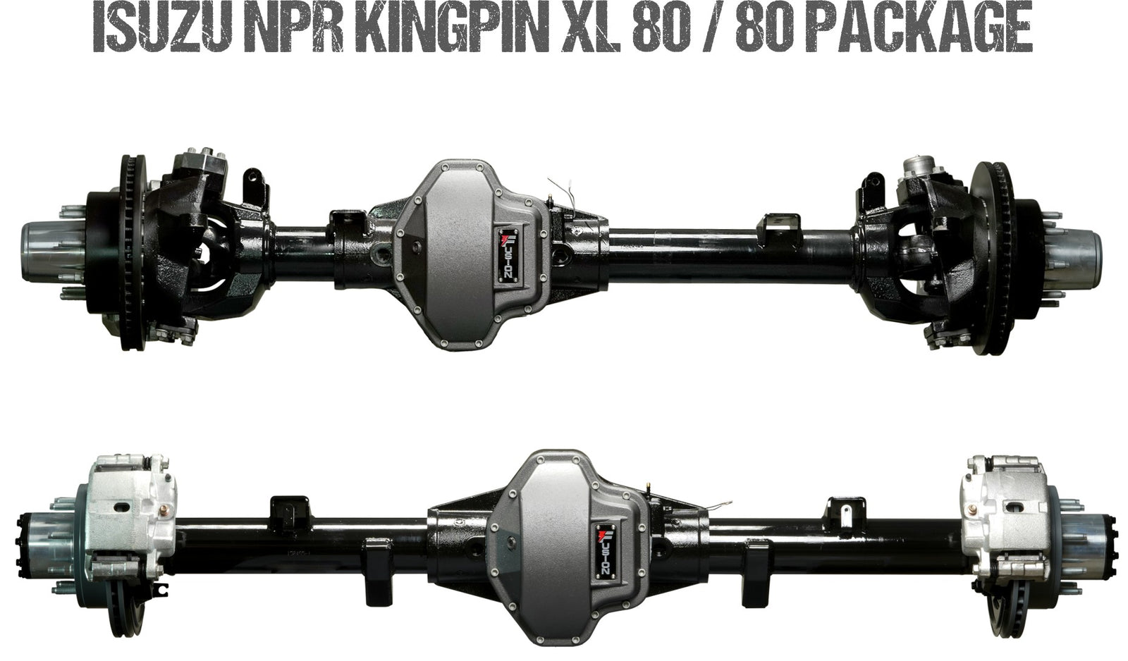 Isuzu NPR Kingpin XL 80 Front / Full Float 80 Rear - Axle Package