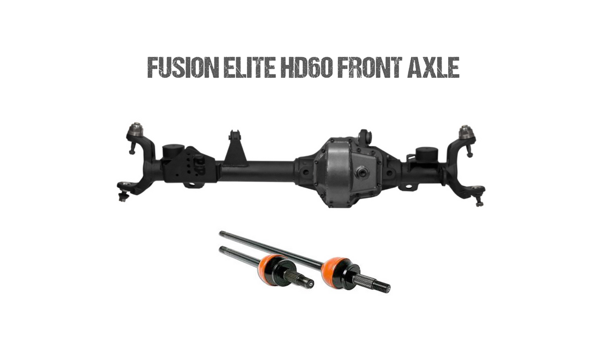 Fusion Elite HD60 Front Axle Assembly for Jeep Wrangler JL