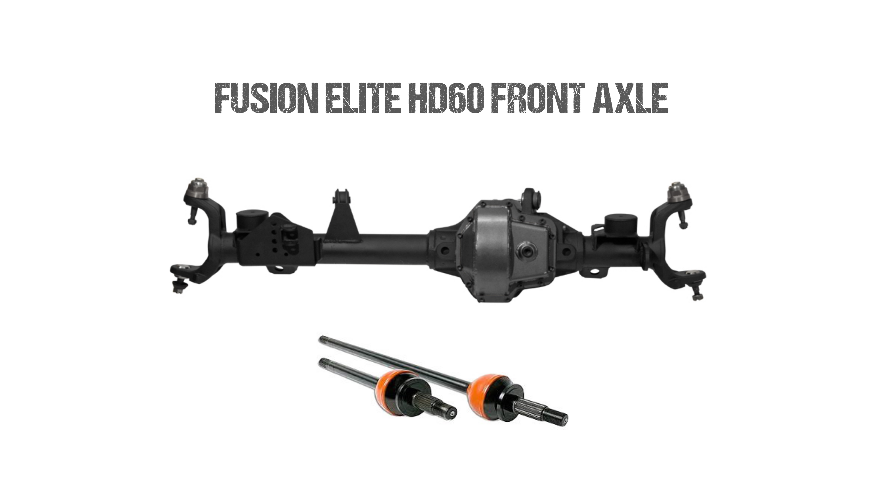 Fusion Elite HD60 Front Axle Assembly for Jeep Wrangler JL - Fusion4x4