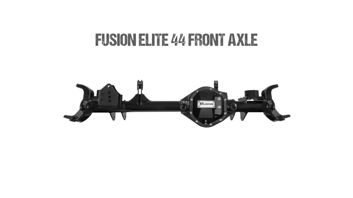 Fusion Elite 44 Front Axle Assembly for Jeep JK
