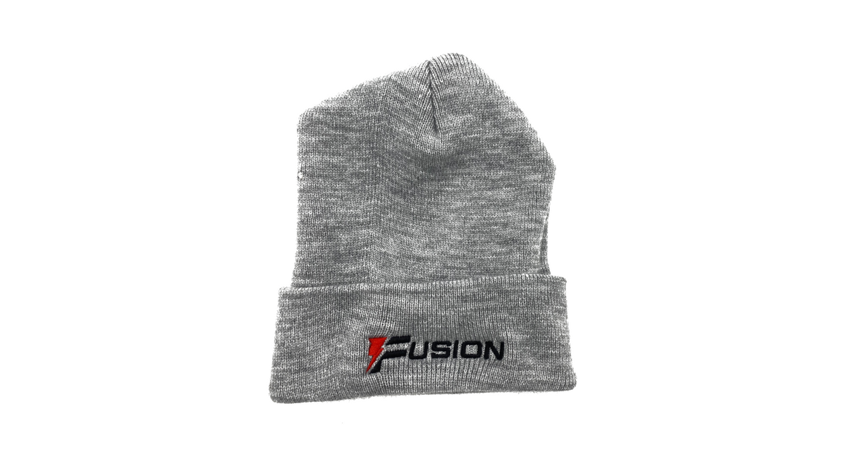 Fusion Logo Beanie - Grey / Fold