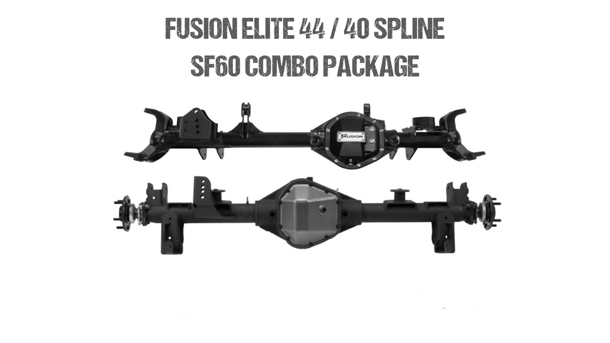 Fusion Elite 44 and 40 Spline Semi-Float 60 Package for Jeep Wrangler JL