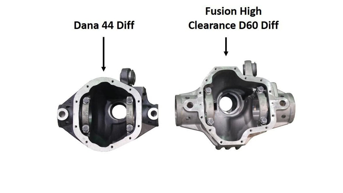 Fusion 60/44 Hybrid Front Axle Assembly for Jeep JK - fusion4x4