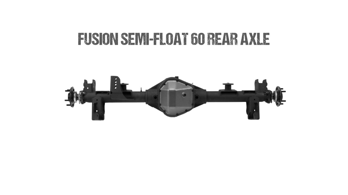 Fusion Semi-Float 60 Rear Axle Assembly for Jeep JL - fusion4x4