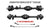 Fusion Pro Series Fabricated 10" Axles for Jeep Wrangler JK - fusion4x4